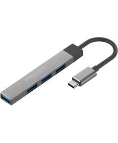 Promate LiteHub-4 USB-C Hub 3xUSB2.0 + USB3.0