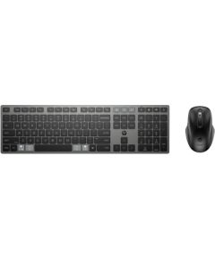 HP 720 Wireless Mouse Keyboard Combo - Multi-Device, Dual-Mode, Programmable, Rechargeable, 4000 dpi - Nightfall Black - ENG / 9T5A9AA#ABB