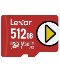 MEMORY MICRO SDXC 512GB UHS-I/PLAY LMSPLAY512G-BNSNG LEXAR