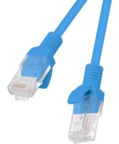 PATCHCORD KAT.5E UTP 1.5M NIEBIESKI FLUKE PASSED LANBERG 10-PACK