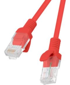 PATCHCORD KAT.5E UTP 3M CZERWONY FLUKE PASSED LANBERG 10-PACK