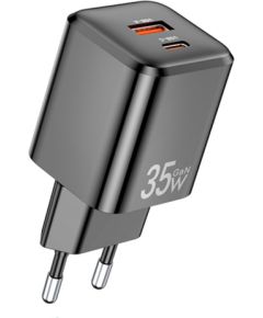 Charger Awei PD66-EU 35W GaN USB-A/USB-C black