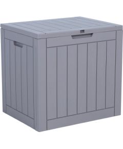 Storage box PORTOLA 56x43xH53cm/118L, grey plastic