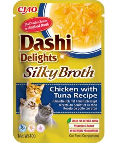 INABA CAT Dashi Delights Silky Broth Chicken with Tuna - treat for cats - 40g