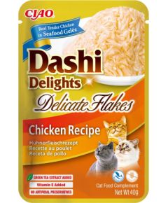 INABA CAT Dashi Delights Delicate Flakes Chicken - cat treat - 40g