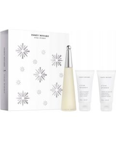 Xmas 2023 Set Issey Miyake: L'Eau d'Issey, Eau De Toilette, For Women, 50 ml + L'Eau d'Issey, Moisturizing, Body Lotion, 50 ml + L'Eau d'Issey, Hydrating, Shower Cream, 50 ml For Women