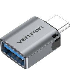 Adapteris Vention CDQH0 USB-C Male uz USB 3.0 pelēks