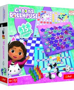 TREFL GABBY´S DOLLHOUSE 15 in 1 Galda spēle