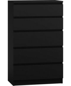 Top E Shop Topeshop M5 CZERŃ chest of drawers