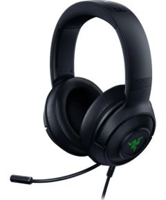 Razer Kraken V3 X USB Gaming Headset, Over-Ear, Wired, Microphone, Black