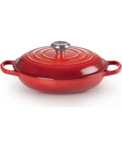 Le Creuset Чугунная неглубокая кастрюля 30 см / 3,5 л красная