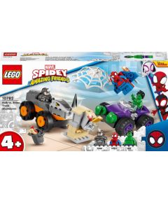 LEGO Marvel Spider-Man Hulk kontra Rhino — starcie pojazdów 4szt. (10782)