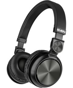 Wireless stereo headphones with microphone SVEN AP-B650MV, black; AP-B650MV