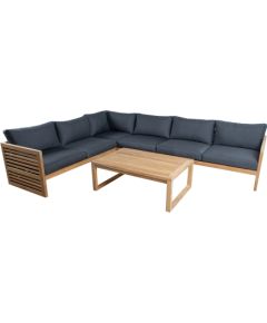 Set SERENITY corner sofa 2+2+2 and table