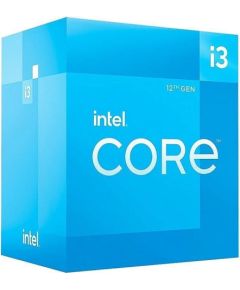 CPU INTEL Desktop Core i3 i3-12100F Alder Lake 3300 MHz Cores 4 12MB Socket LGA1700 58 Watts BOX BX8071512100FSRL63