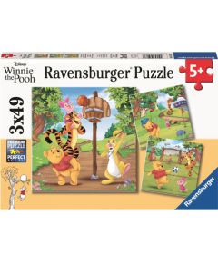 Ravensburger Puzzle 3x49 pc Winnie the Pooh - Sports Day