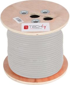 Techly ITP-C6A-FLS305 networking cable Grey 305 m Cat6a S/FTP (S-STP)