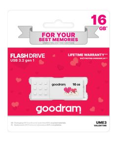 Zibatmiņa GoodRam Valentine 16GB White