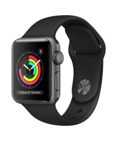 Apple Watch Series 3 38mm Aluminium GPS - Space Gray (Atjaunināts, stāvoklis labi)