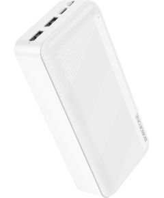 Borofone Power Bank 30000mAh BJ27B Pindar - 2xUSB - balts