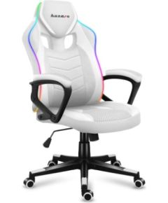 Fotel gamingowy Huzaro Force 2.5 RGB WHITE MESH