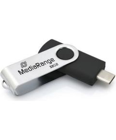 MEMORY DRIVE FLASH USB-C 32GB/MR1952 MEDIARANGE