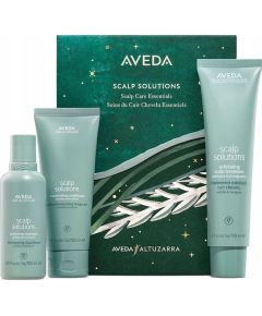 AVEDA_SET Scalp Solutions Balancing Shampoo szampon do włosów 100ml + Replenishing Conditioner odżywka do włosów 100ml + Exfoliating Scalp Treatment złuszczający zabieg na skórę głowy 150ml