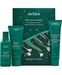 Aveda AVEDA_SET Botanical Repair Shampoo szampon wzmacniający do włosów 100ml + Botanical Repair Strengthening Conditioner odżywka do włosów 100ml + Botanical Repair Strengthening Leave-In Treatment wzmacniająca kuracja do włosów bez spłukiwania 100ml