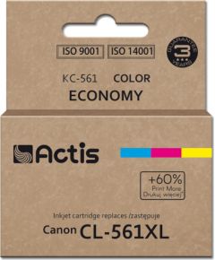 Actis KC-561 Canon printer ink, replacement Canon CL-561XL; Supreme; 18ml; blue, purple, yellow. Prints 60% more than the OEM.