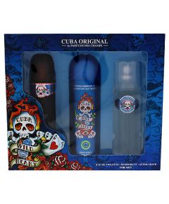 Cuba SET CUBA ORIGINAL Cuba Heartbreaker For Men EDP spray 100ml + Deo spray 200ml + AS 100ml