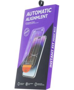 RoGer Easy Tool 9D Tempered glass Aizsargstikls Pilnam Ekrānam Apple 14 Pro Max Caurspīdīgs