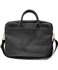 Guess Bag GUCB15PUSASBK 16 "black | black Saffiano Script