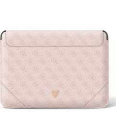 Оригинальный GUESS Laptop Sleeve 4G Uptown Triangle Logo GUCS16P4TP 16 дюймов розовый