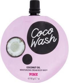 Pink Coco Wash / Coconut Oil Cream Body Wash 50ml Travel Size W / Shower Cream