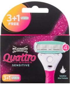 Wilkinson Sword Quattro For Women / Sensitive 4pc W / Replacement blade