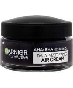 Garnier Pure Active / AHA + BHA Charcoal Daily Mattifying Air Cream 50ml U / Day Cream