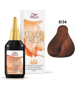 Wella Color Fresh 6-34 Dark Blonde Gold Copper 75ml