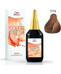 Color Fresh Medium Sand Coppery Blonde 7/74 Wella 75ml