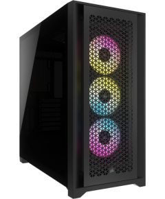 Corsair iCUE 5000D RGB AIRFLOW, tower case (black, tempered glass)