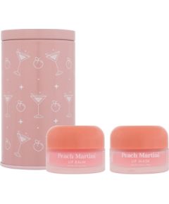 Barry M Lip Mask & Balm Set 14g Peach Martiny