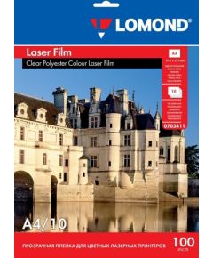 Lomond PET Film for b/w &amp; color laser printers Clear A4, 10 sheets