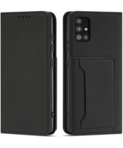 Hurtel   Magnet Card Case for Xiaomi Redmi Note 11 Pouch Card Wallet Card Holder Black