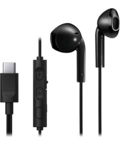 JVC HA-FR17UC In-ear wired headphones USB Type-C Black