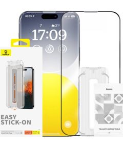 Baseus Sapphire Privacy Protection Tempered Glass Aizsargstikls Priekš Apple iPhone 15 Plus