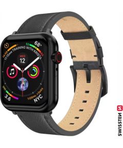 Swissten Ādas Siksniņa Apple Watch 42 / 44 / 45 / 49mm