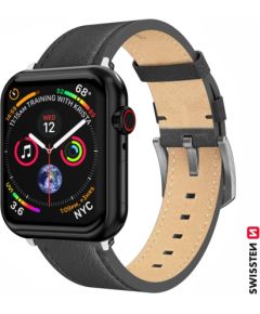 Swissten Ādas siksniņa Apple Watch 42 / 44 / 45 / 49mm