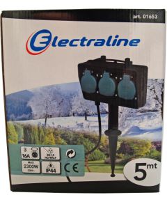 Electraline 01653 Garden Socket 3P 5M