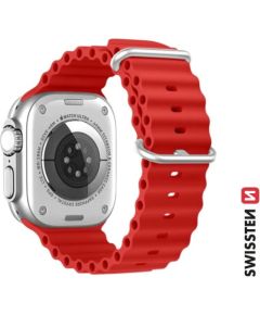 Swissten Marine Silikona Siksniņa priekš Apple Watch 42 / 44 / 45 / 49 mm