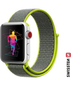 Swissten Нейлоновый Pемешок для Apple Watch 42 / 44 / 45 / 49 mm