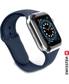 Swissten Cиликоновый Pемешок для Apple Watch 1/2/3/4/5/6 / SE / 38 мм / 40 мм